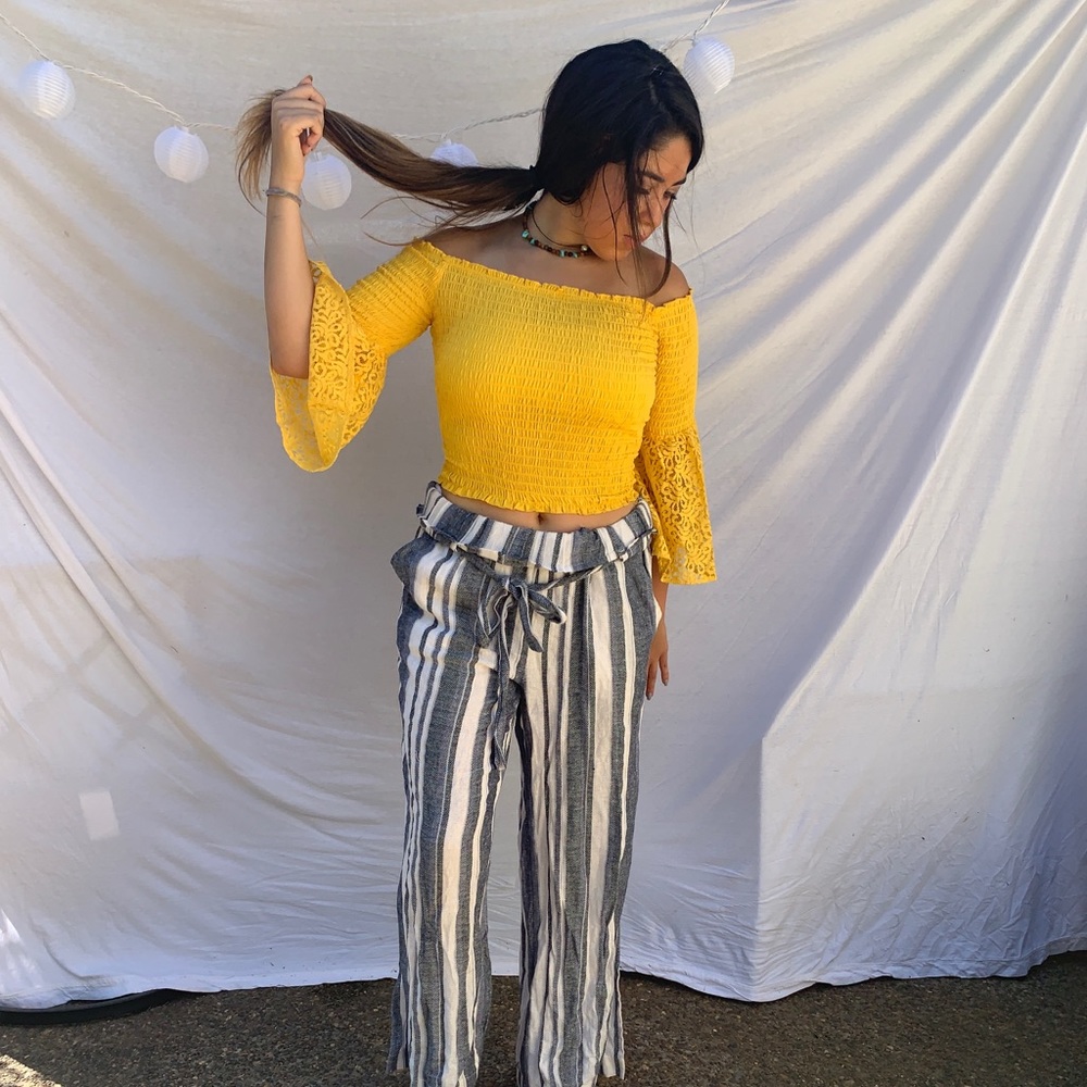 NWOT!! boho crop top